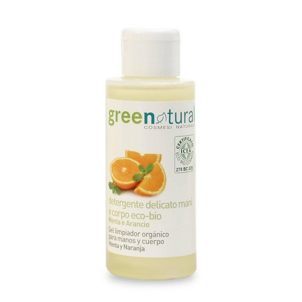 Jabón Líquido Manos y Cuerpo Menta y Naranja 100 Ml Bio Certificado · Greenatural J