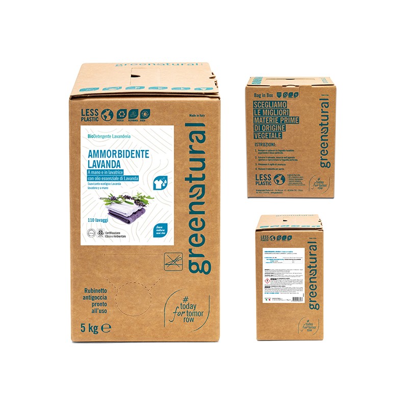 Suavizante Ecológico Certificado Lavanda - Bag in Box 5kg ·Greenatural