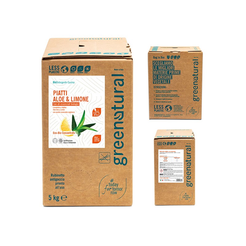 DETERGENTE PLATOS ALOE - BAG IN BOX 5 kg