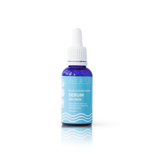 Blue Countdown Serum Dry Skin 30 Ml Certificada Vegan · DERSIA