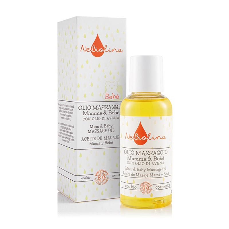 Aceite Masaje Avena Bebé/Mamá Bio Calmante Antestrias· 100 ml Nebiolina