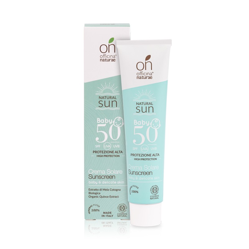 Crema Solar Bebé SPF 50 75 ml Certificado Ecologico · Officina Naturae