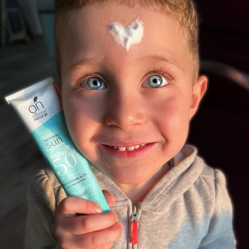 Crema Solar Bebé SPF 50 75 ml Certificado Ecologico · Officina Naturae - Imagen 8