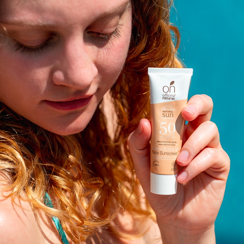Crema Solar Facial SPF 50 30 ml Certificado Ecologico · Officina Naturae - Imagen 3