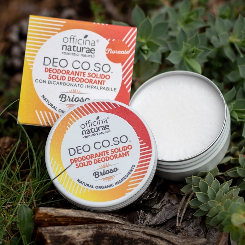 Desodorante Sólido Brioso CO.SO. 50 ml Vegan Ecologico · Officina Naturae - Imagen 2