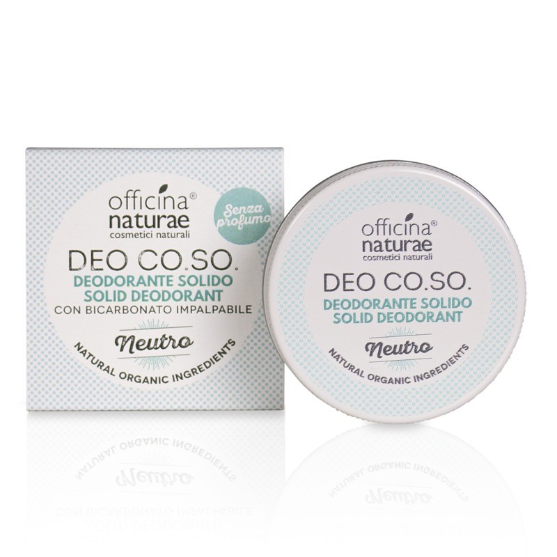 Desodorante Sólido Neutro CO.SO. 50 ml Vegan Ecologico · Officina Naturae