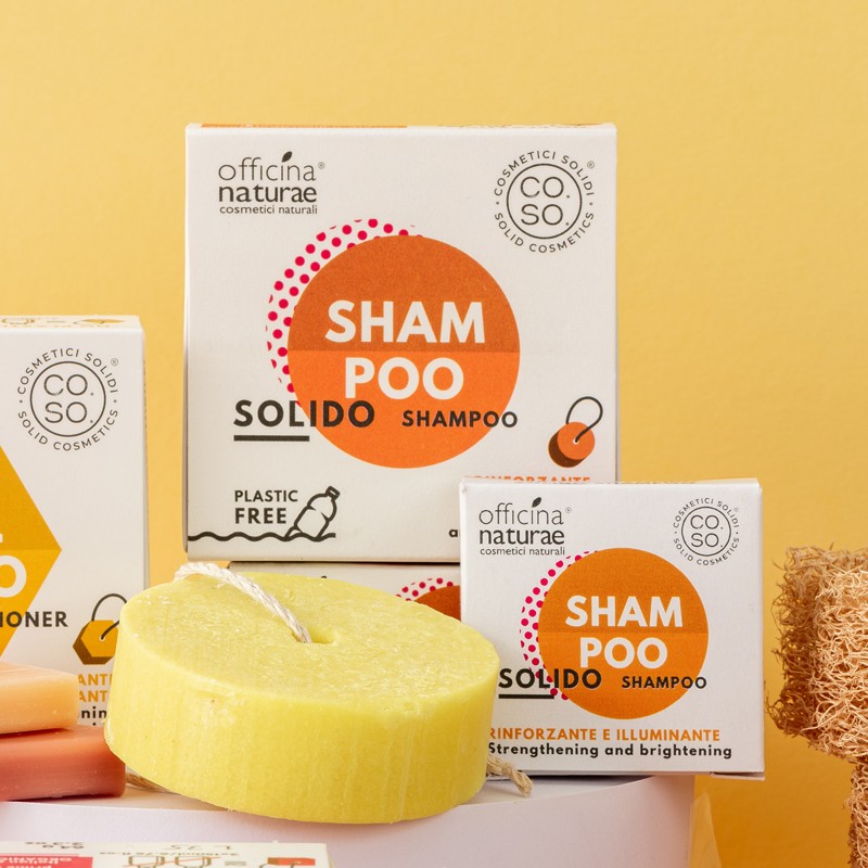 Champú Sólido Fortalecedor e Iluminador Sin residuo 64gr Ecologico · Officina Naturae - Imagen 2