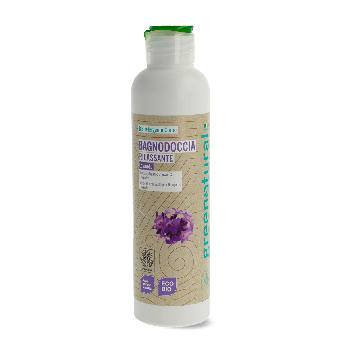 Gel de Ducha Lavanda 250 ml - Bio Certificado · Greenatural