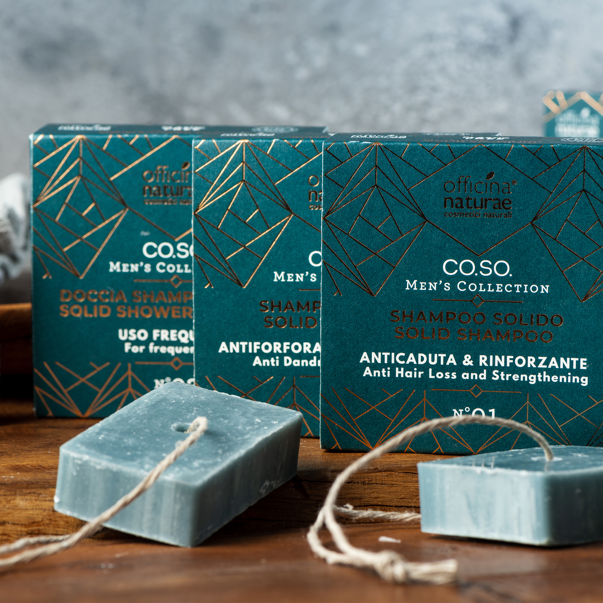 Gift Box "Que Grande!" Officina Naturae: Gel Ducha /Champú + Jabon afeitar sólido - Imagen 6