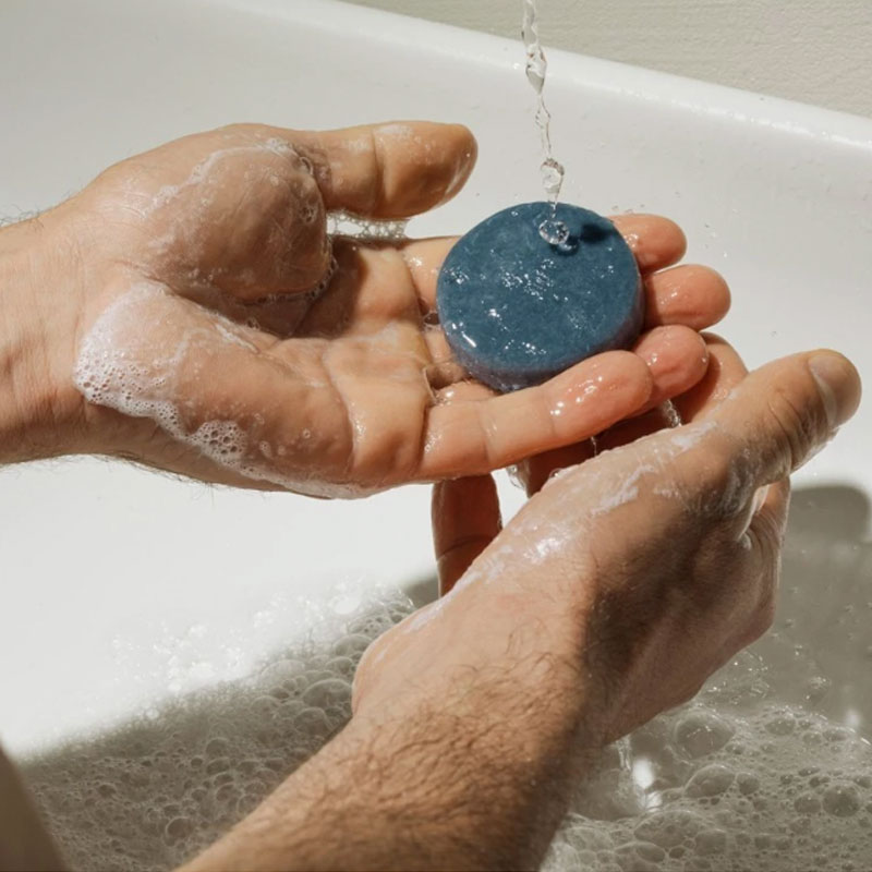 Gift Box "Que Grande!" Officina Naturae: Gel Ducha /Champú + Jabon afeitar sólido - Imagen 3