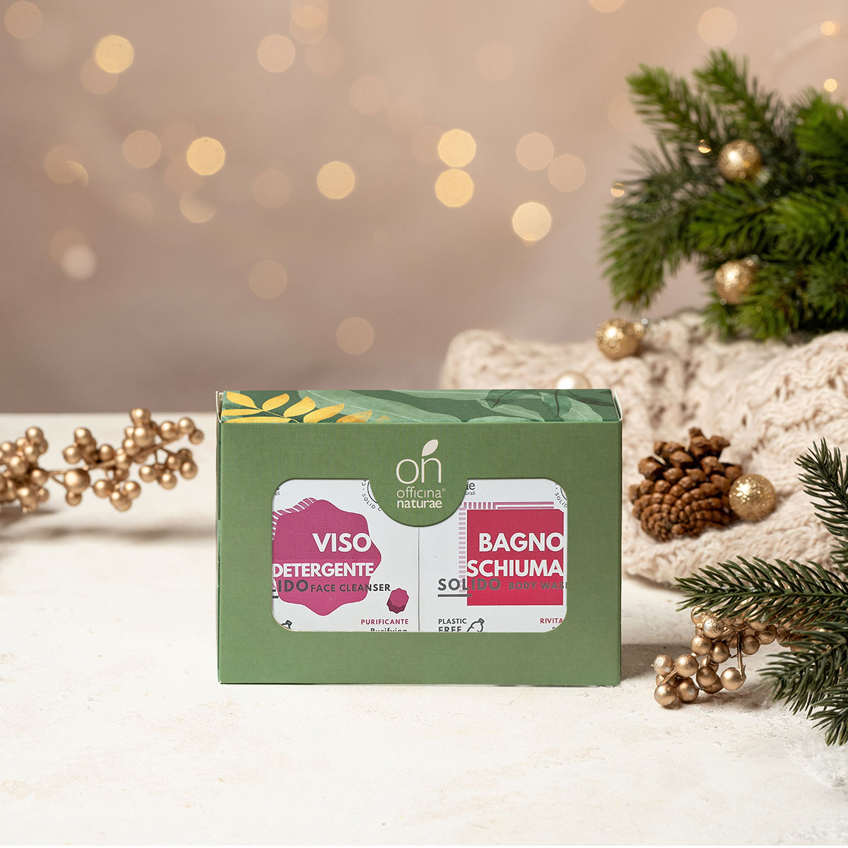 Pack Regalo Piel Energy (Gel baño + Limpiador facial) · Officina Naturae