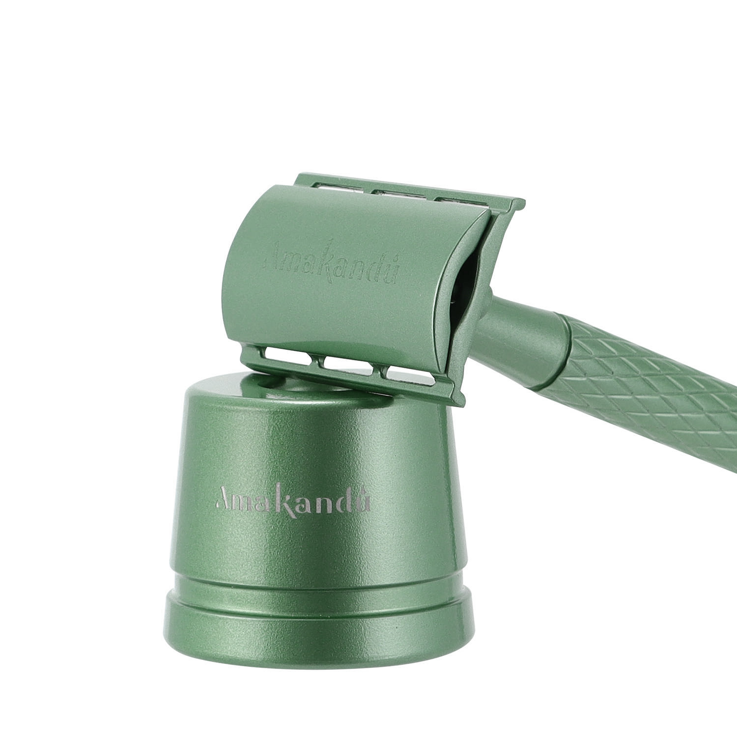 SET AFEITADO MAQUINILLA METAL + HOJAS - Imagen 4