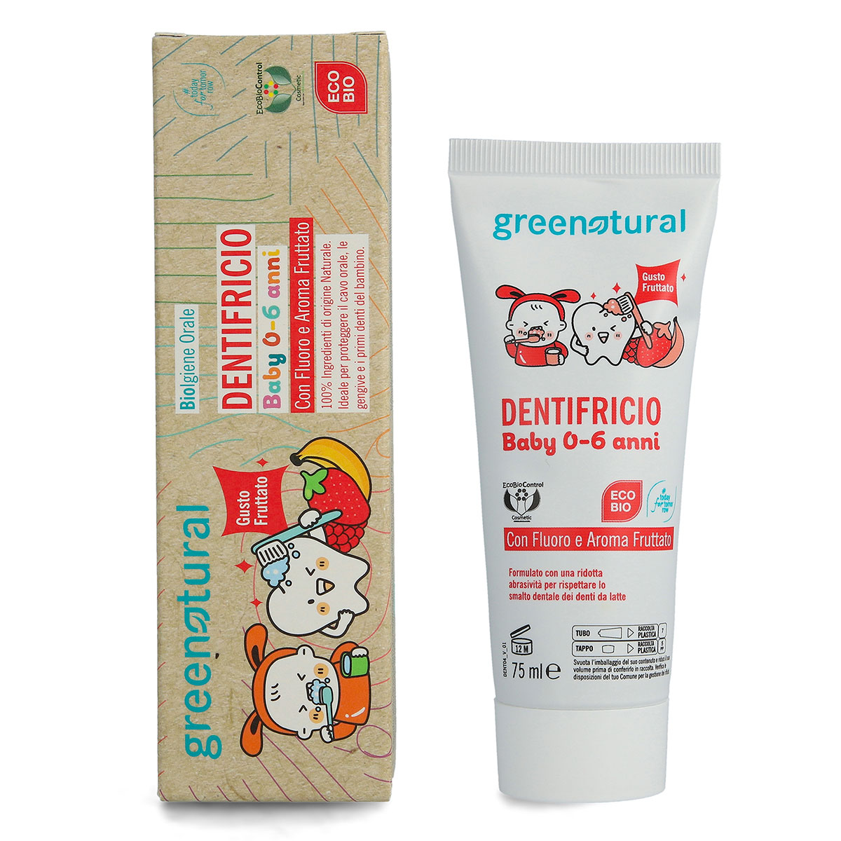Dentifrico Bebé 0/6 años con Fluor 75 ml